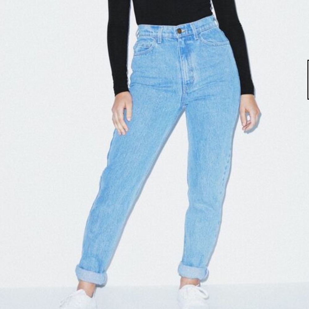 American Apparel High-waist denim